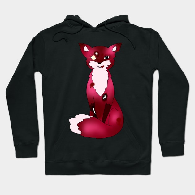 Undead Fox Hoodie by PorcelainRose